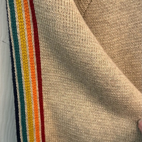 Men's Marine Layer Archive Krew Sweater Rainbow Stripe Medium - Picture 7 of 11